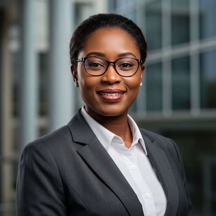 professional business portrait of a west african…